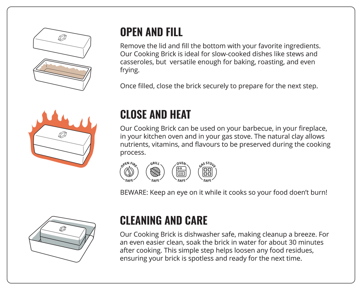 Hotbrick Cooking Bricknic Cooking Original - Black